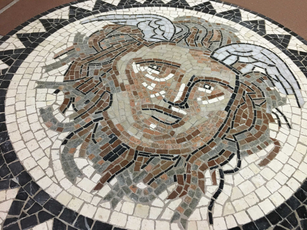 Medusa Marmor-Mosaik