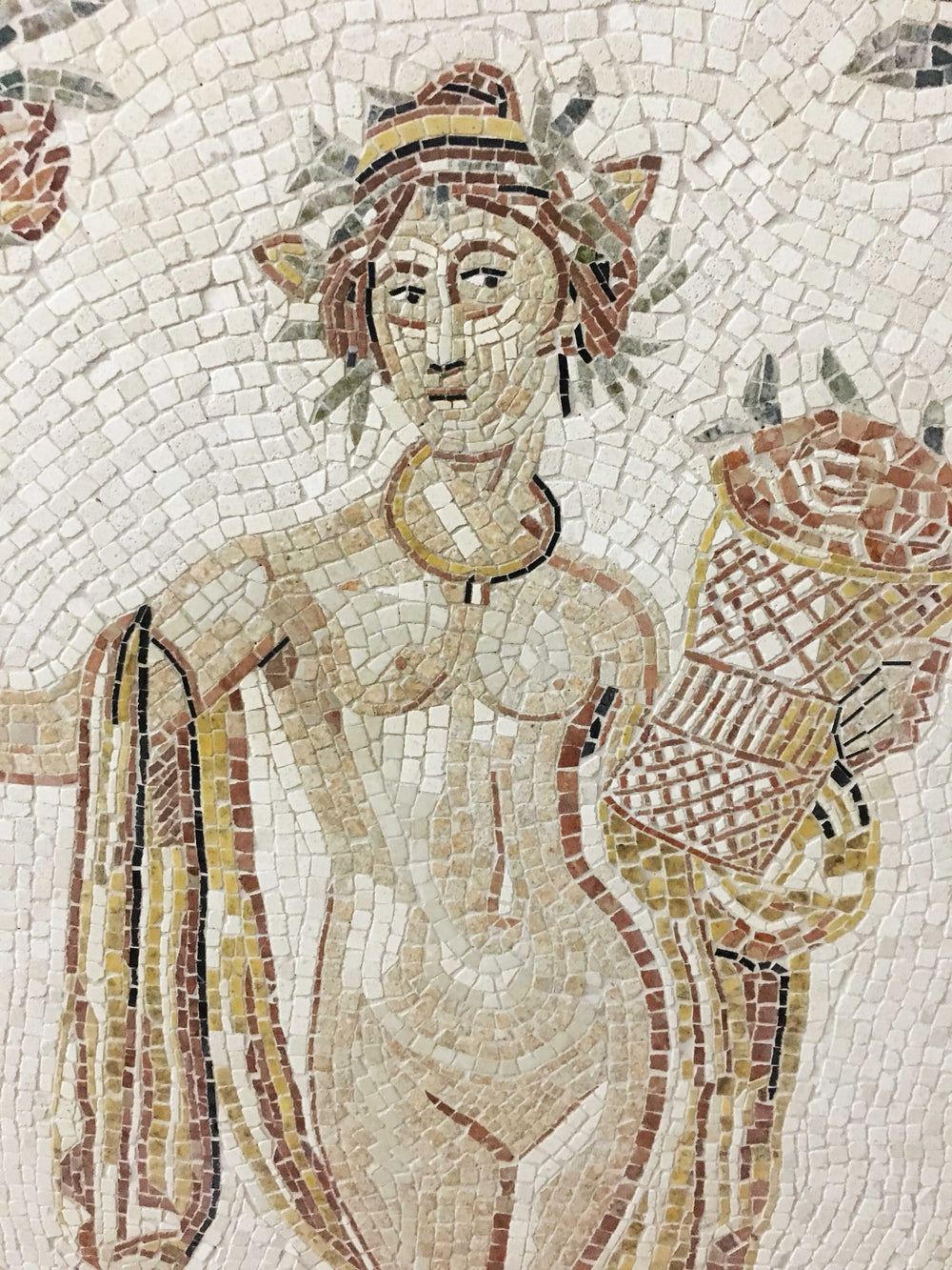Göttin des Frühlings Marmor-Mosaik