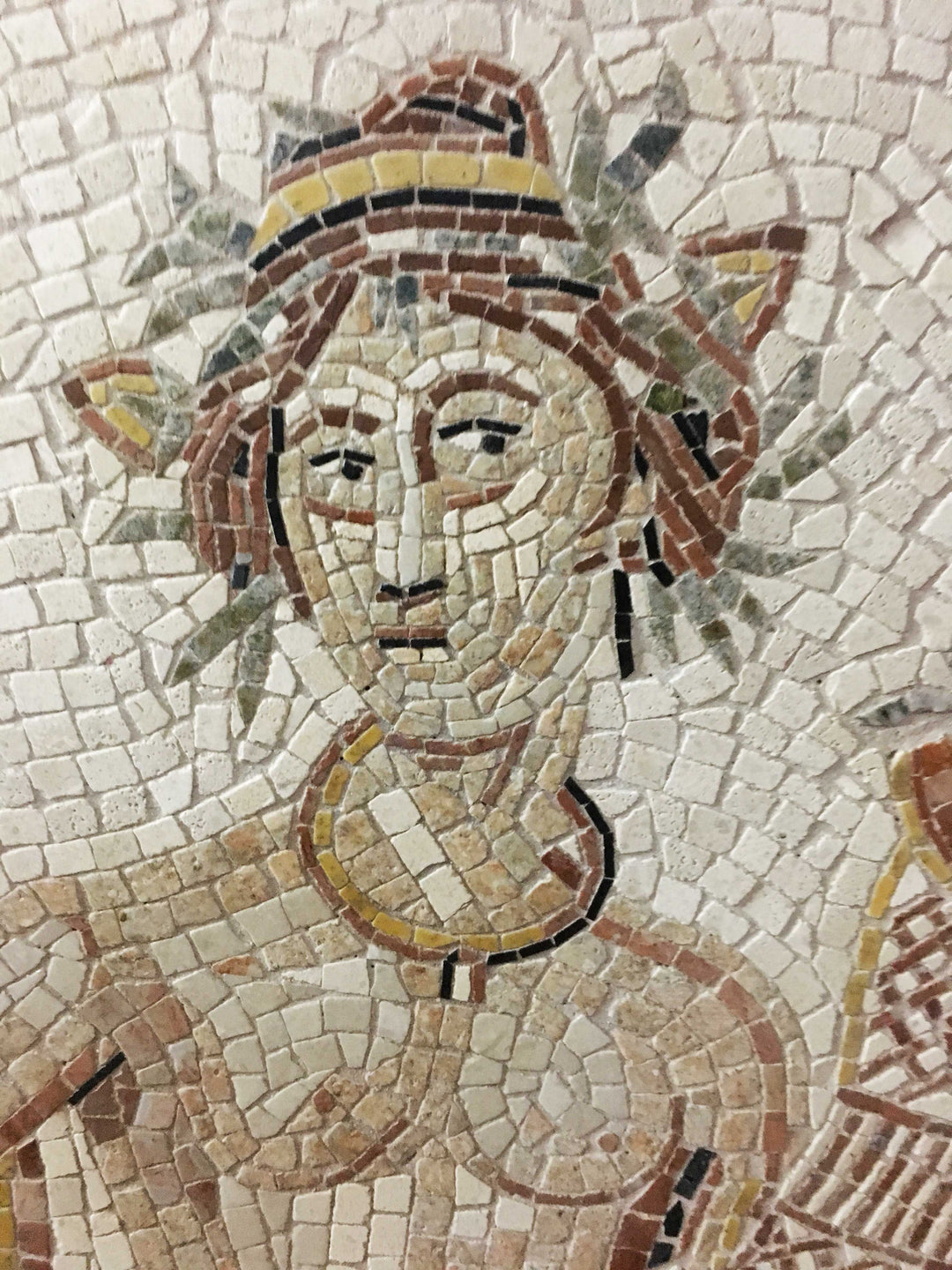 Göttin des Frühlings Marmor-Mosaik