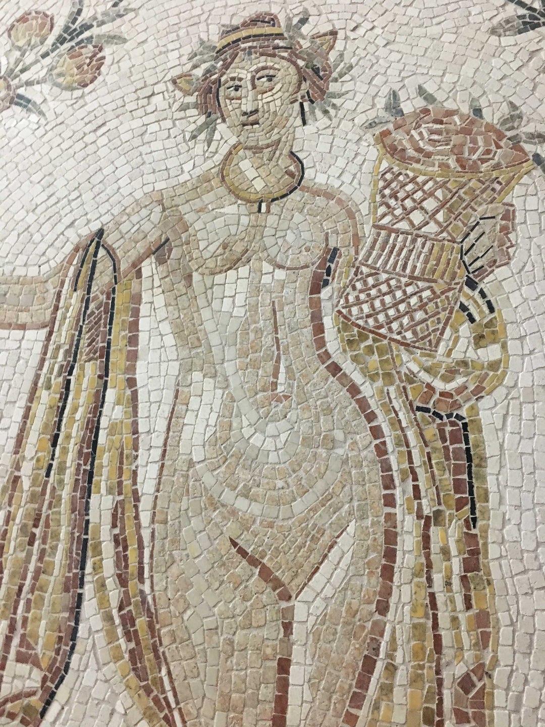 Göttin des Frühlings Marmor-Mosaik