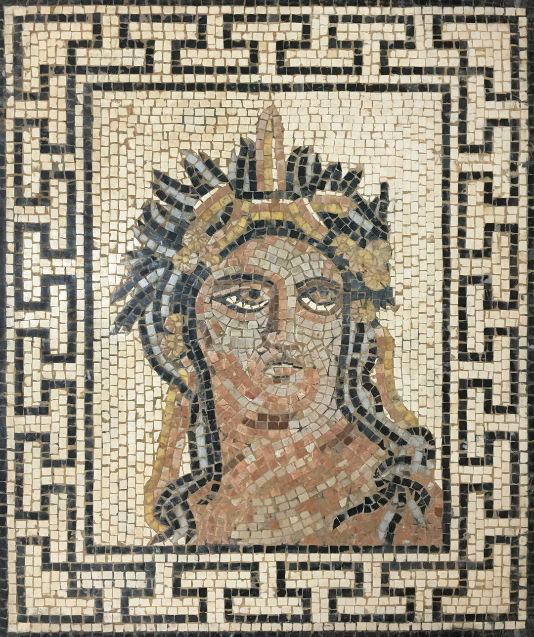 Dionysos Marmor-Mosaik
