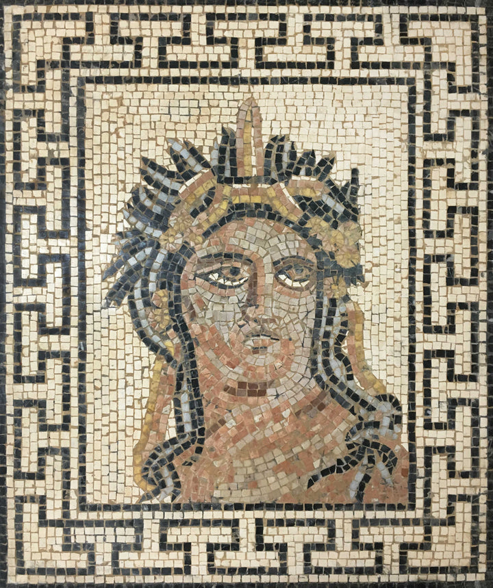 Dionysos Marmor-Mosaik