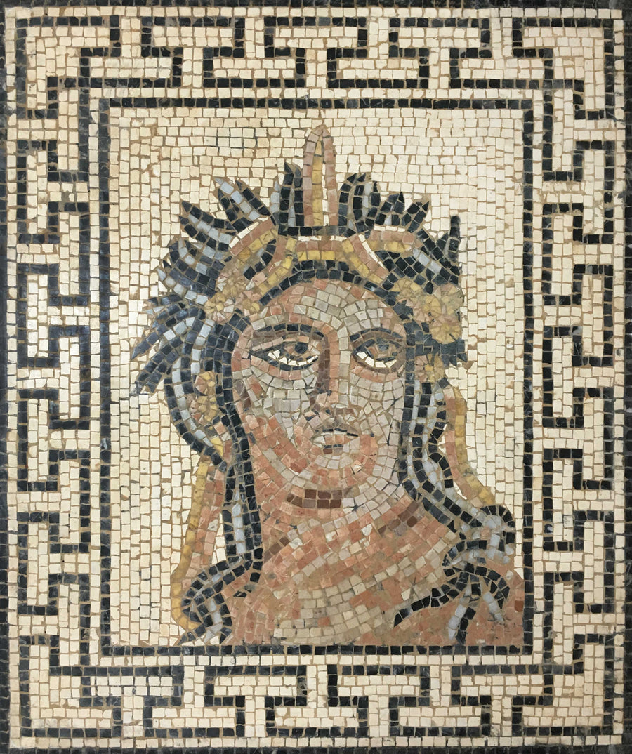 Dionysos Marmor-Mosaik