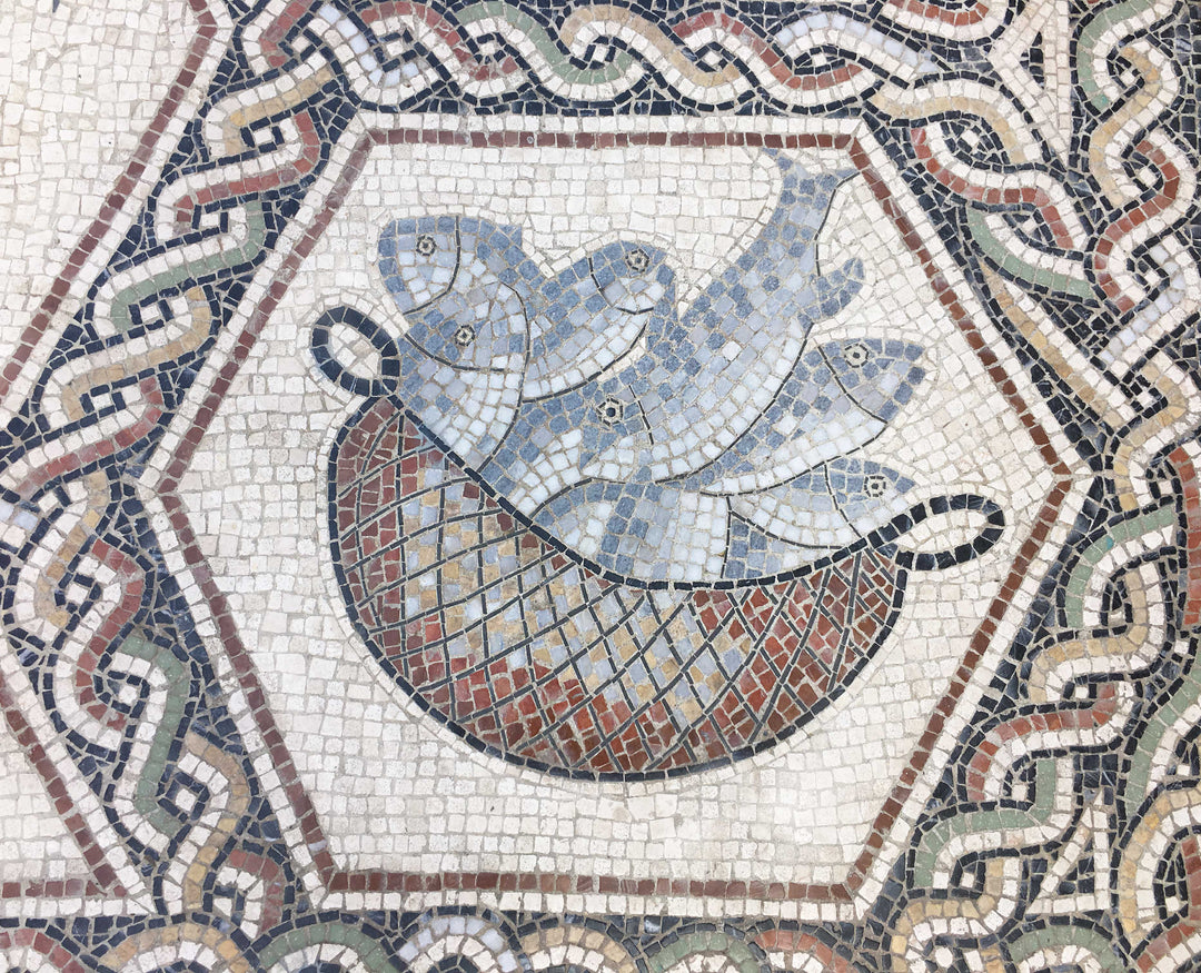 Tierteppich Marmor-Mosaik