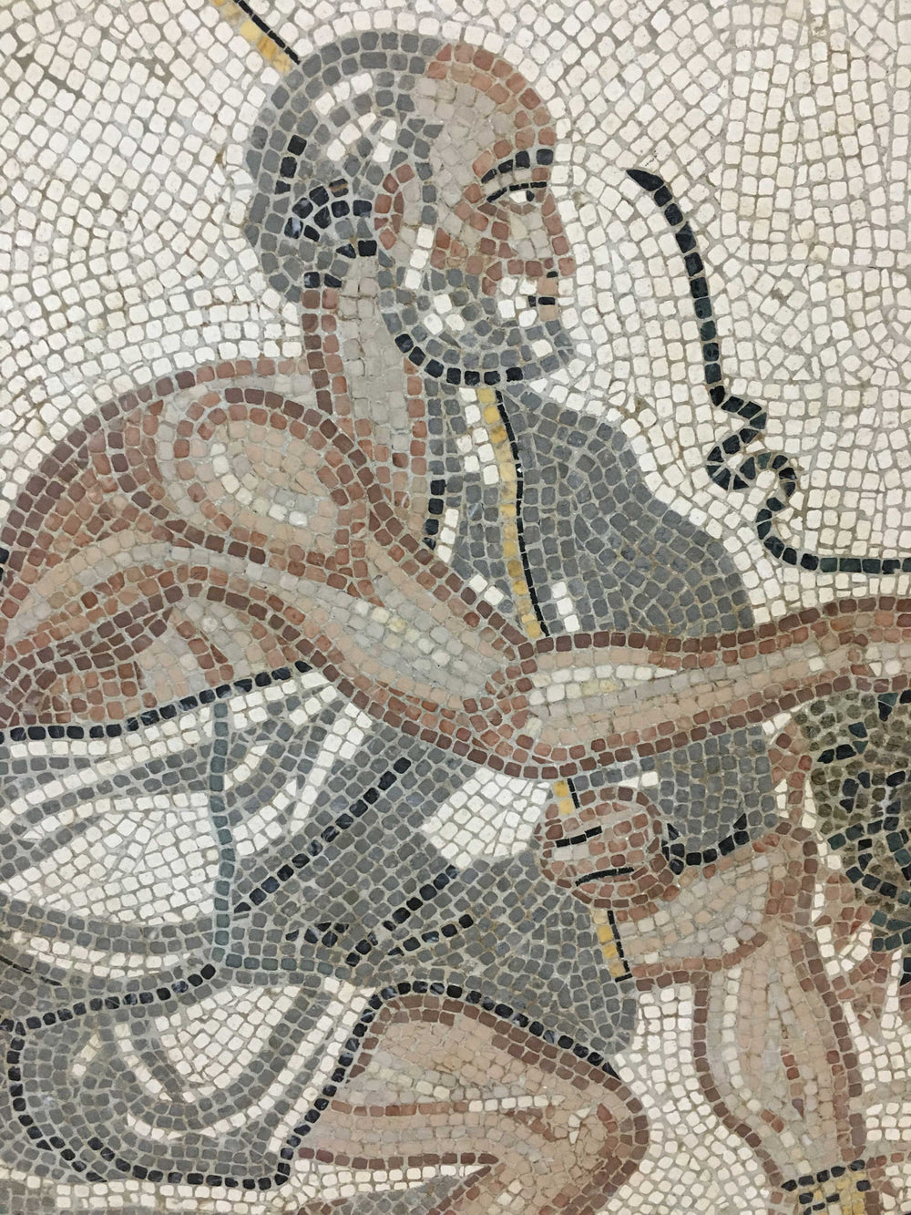 Schäfer aus dem Geschenk des Weins Marmor-Mosaik