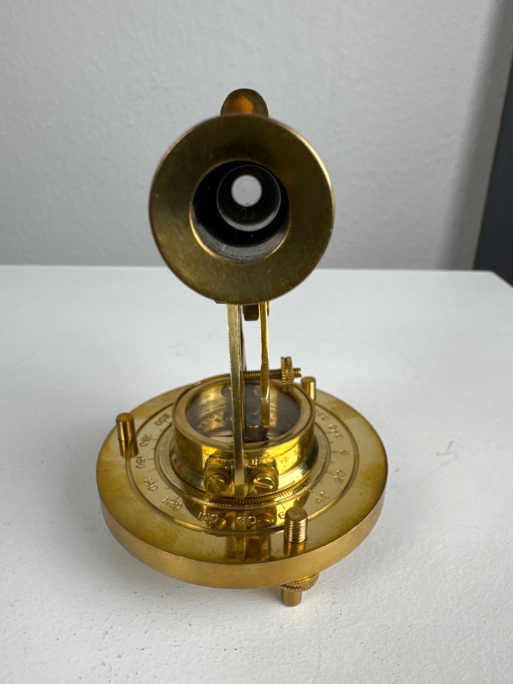 Teleskop mit Alidade (Messing)