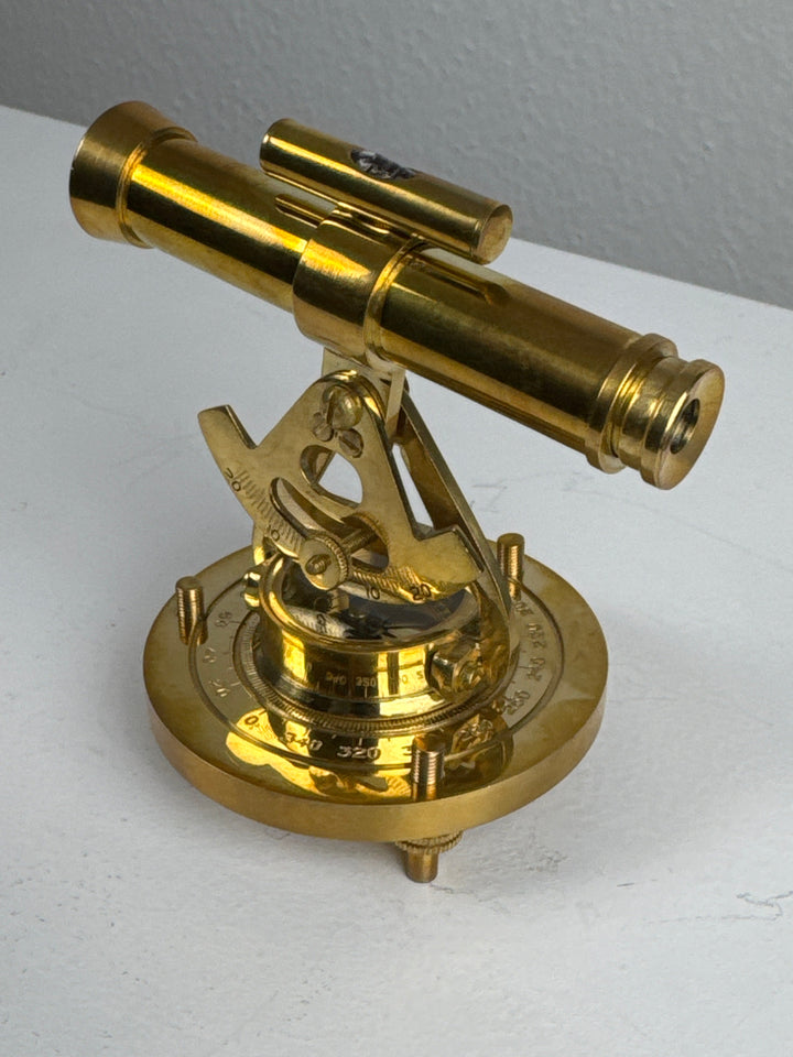 Teleskop mit Alidade (Messing)