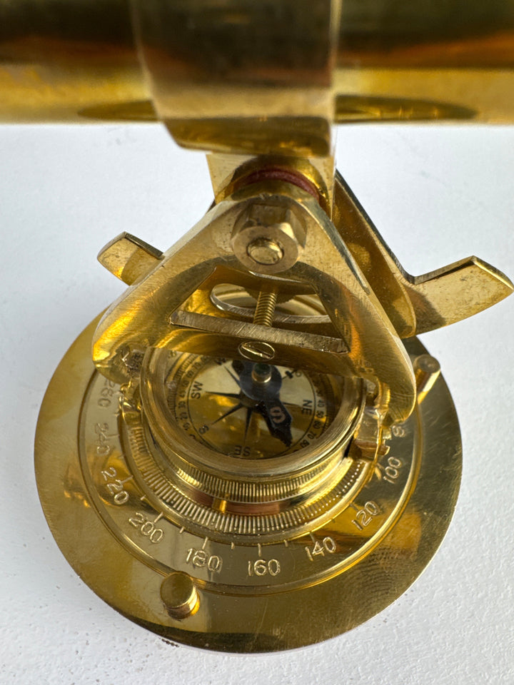 Teleskop mit Alidade (Messing)
