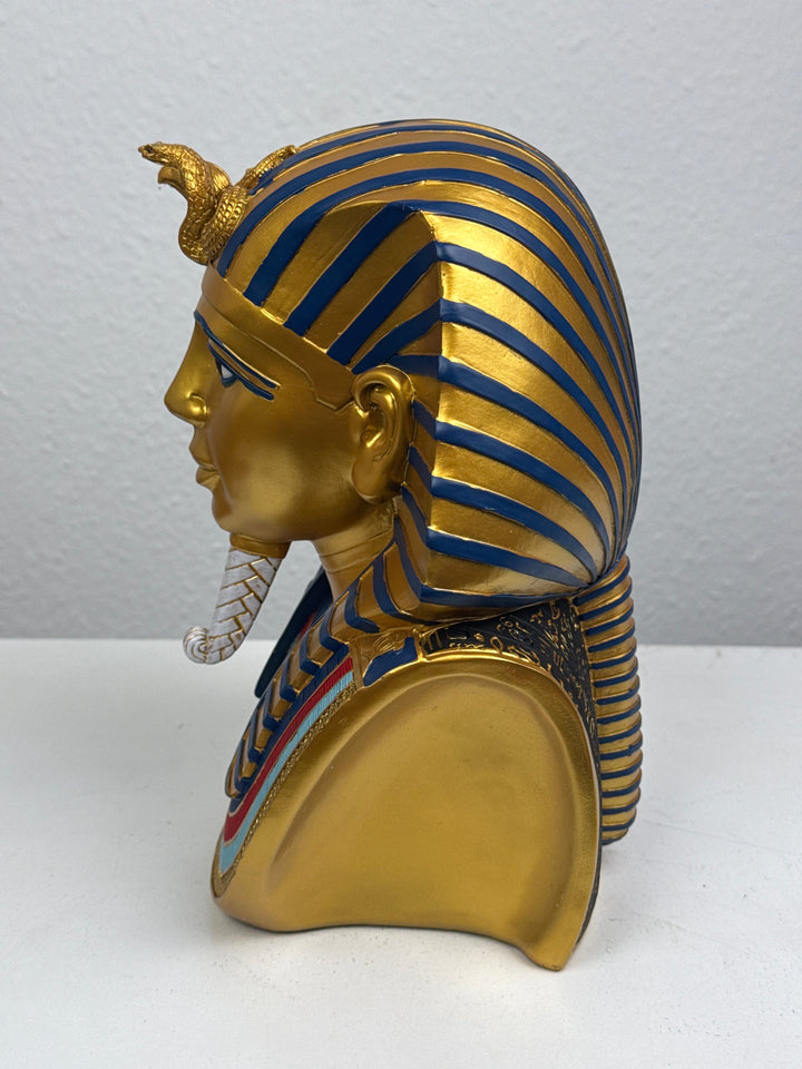 Tutanchamun Büste Skulptur – Ägyptischer Pharao Statue