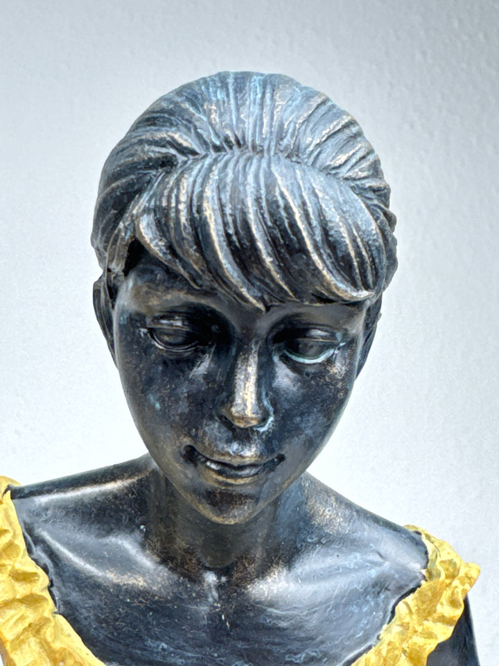 Graziöse Ballerina Skulptur (Degas Tänzerin Statue)