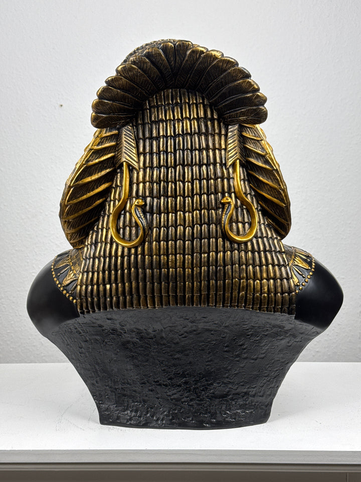 Kleopatra Büste – Königin von Aegypten (Schwarz und Gold)