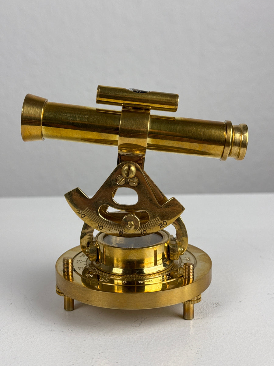 Teleskop mit Alidade (Messing)