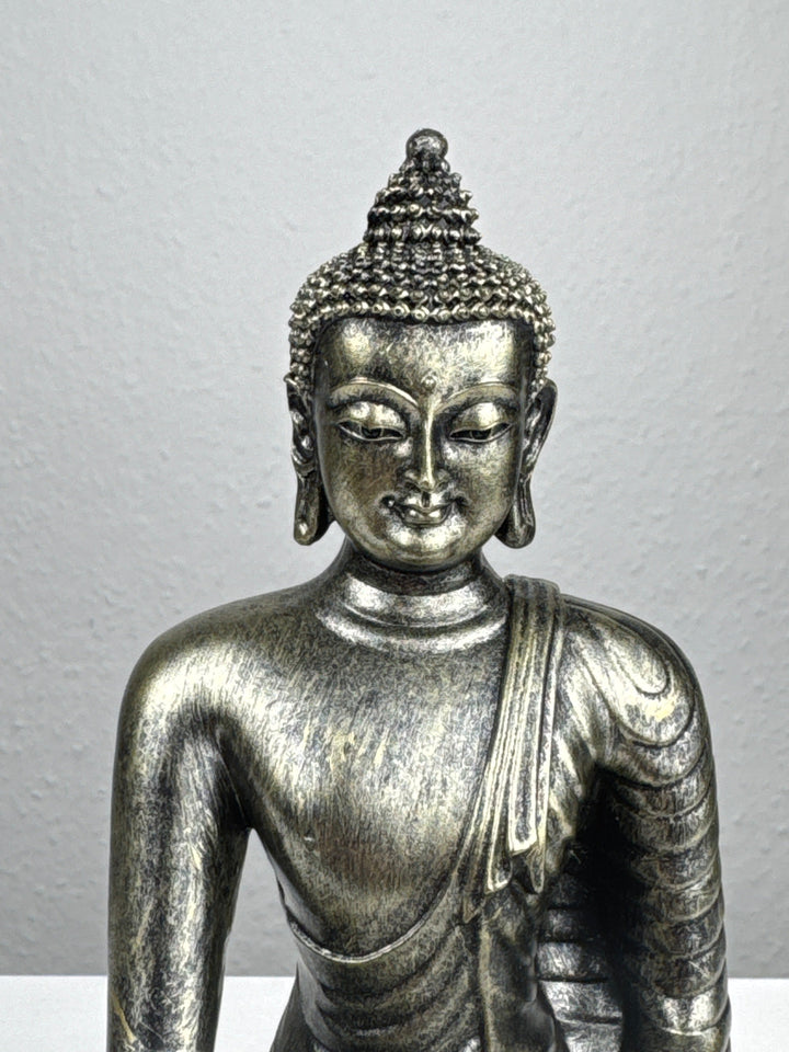 Meditierender Buddha Statue (Bronzefinish Skulptur)