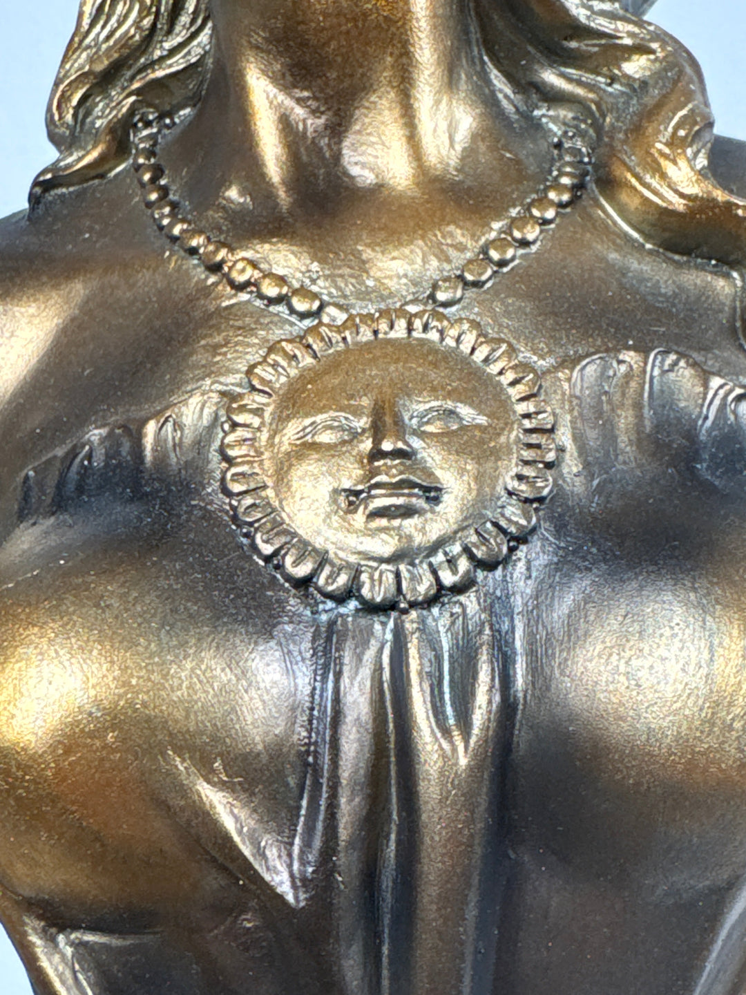 Lady Fortuna Statue – Griechische Göttin des Glücks (Groß, Patinierte Bronzefigur)