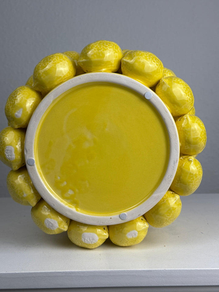 Zitronen Vase (Sizilianische Keramik)