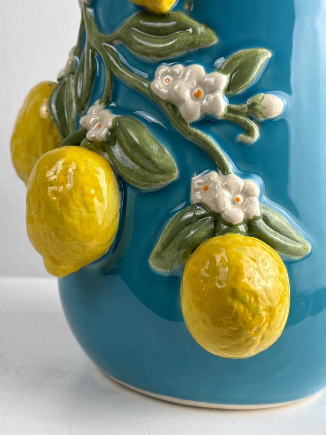 Zitronenblüten Vase (Italienische Keramik)