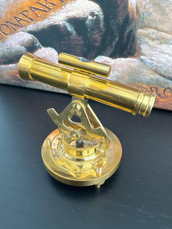 Teleskop mit Alidade (Messing)