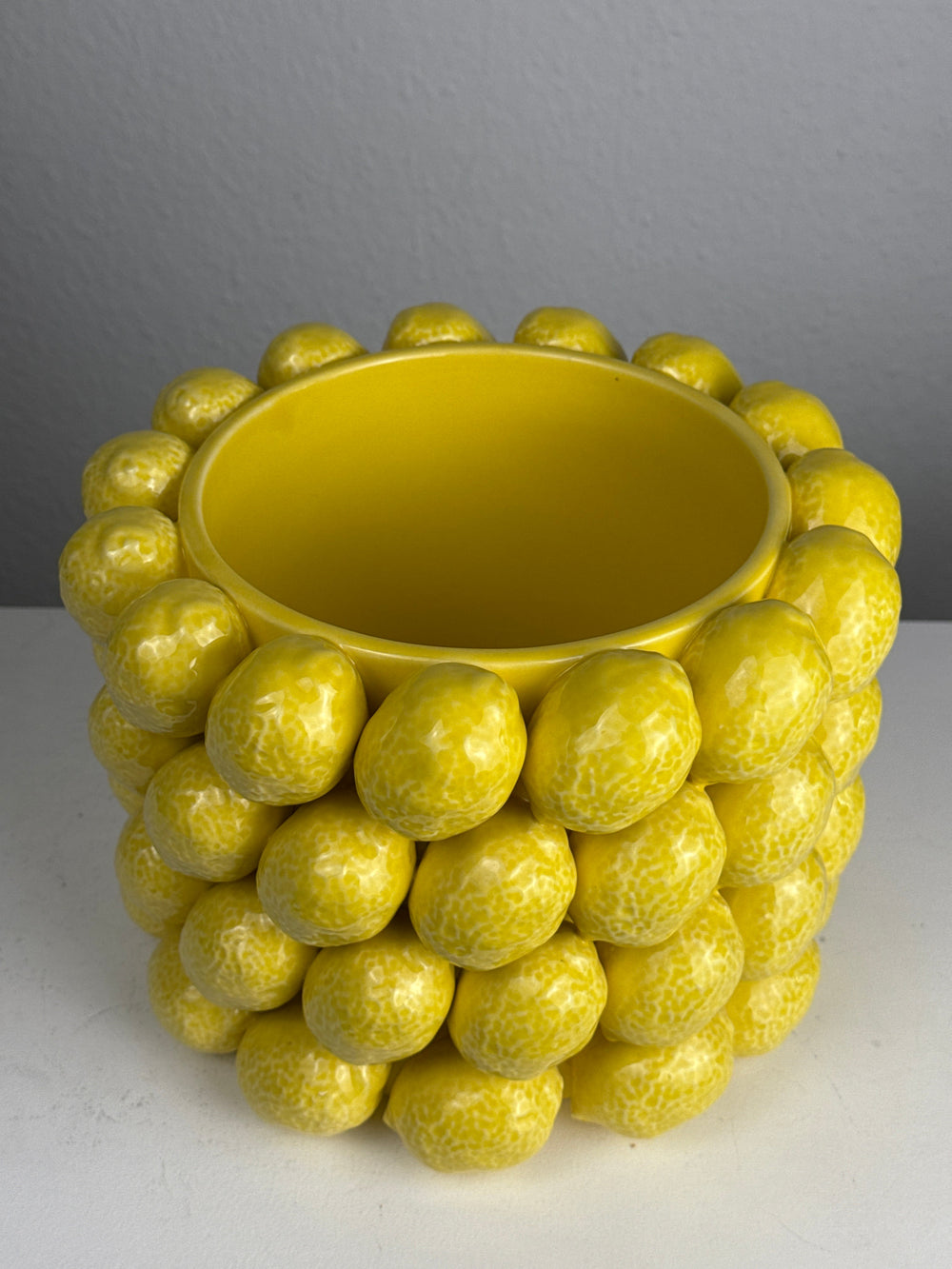 Zitronen Vase (Sizilianische Keramik)