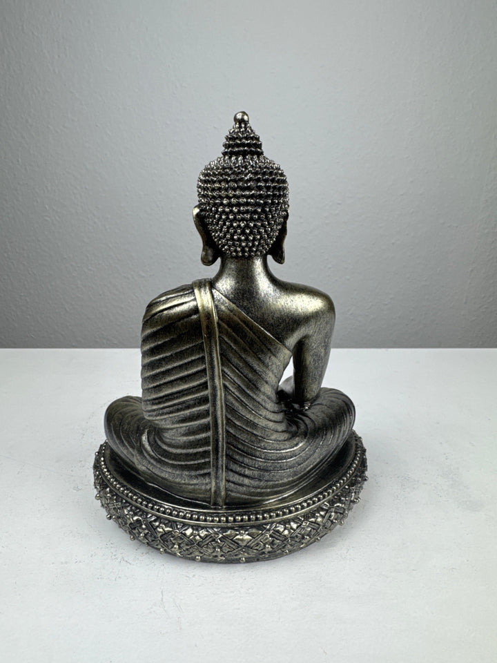 Meditierender Buddha Statue (Bronzefinish Skulptur)