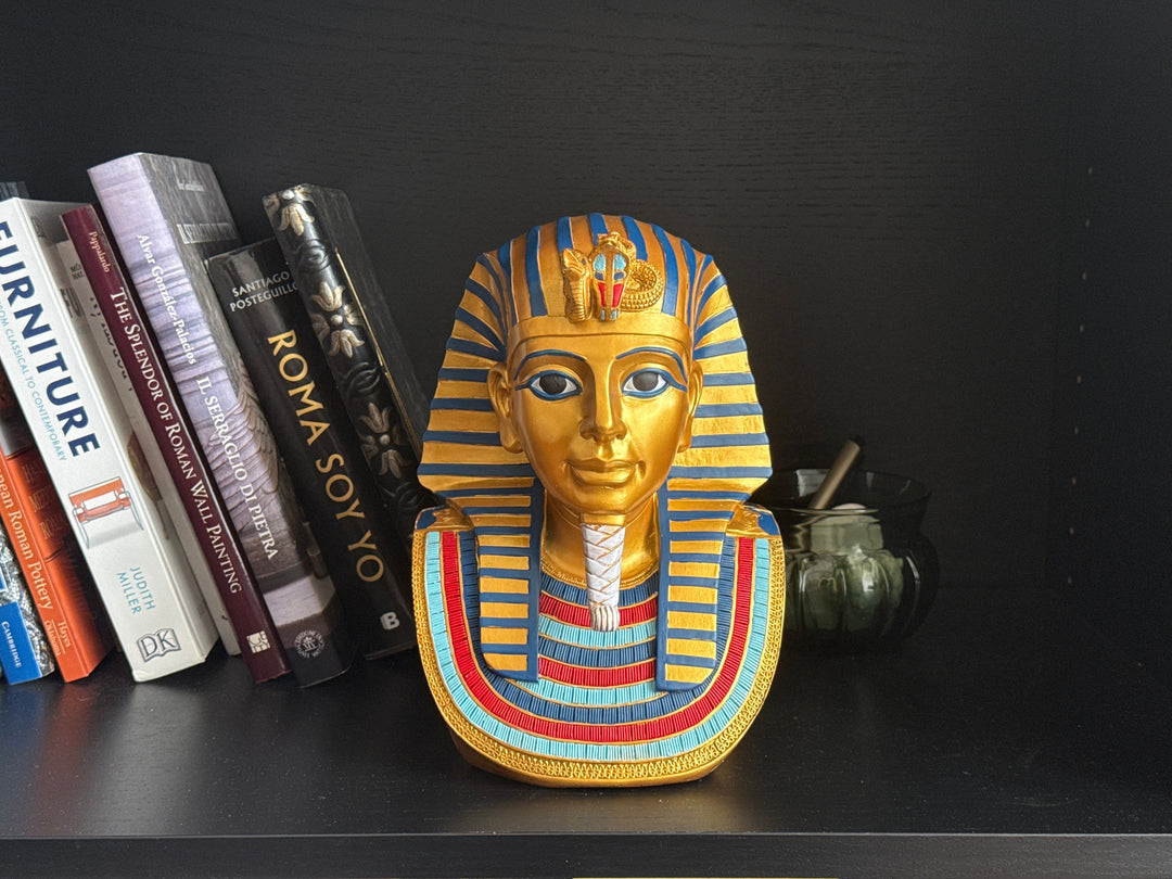 Tutanchamun Büste Skulptur – Ägyptischer Pharao Statue