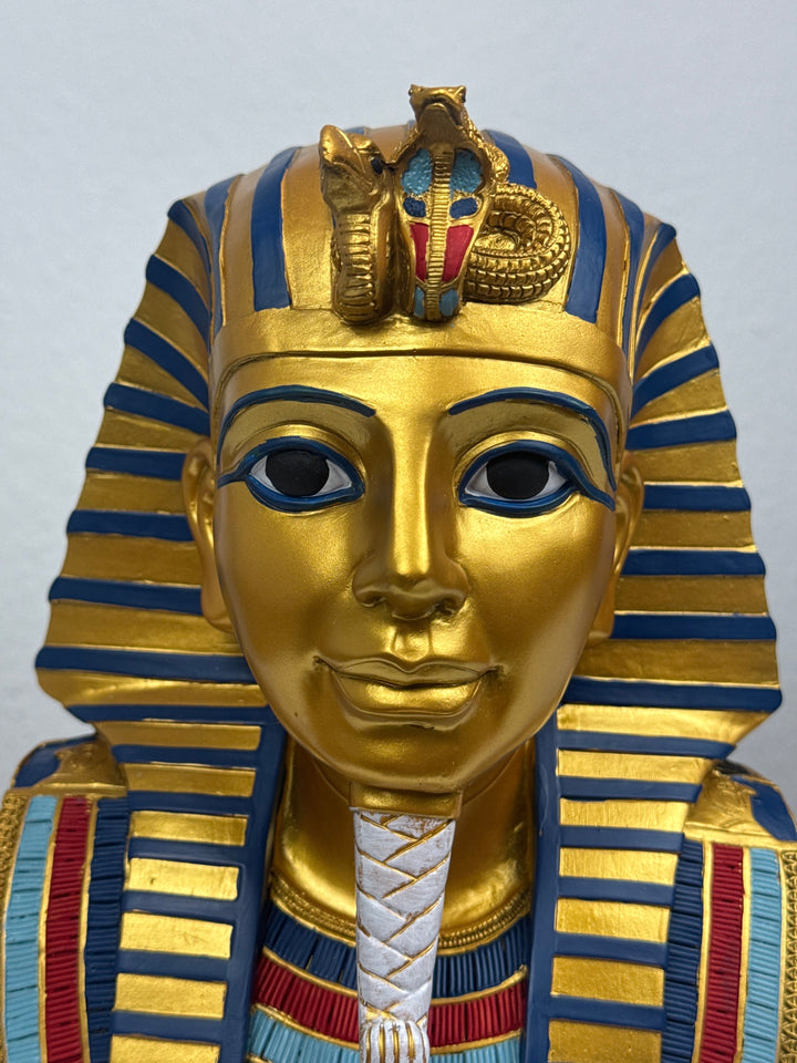 Tutanchamun Büste Skulptur – Ägyptischer Pharao Statue
