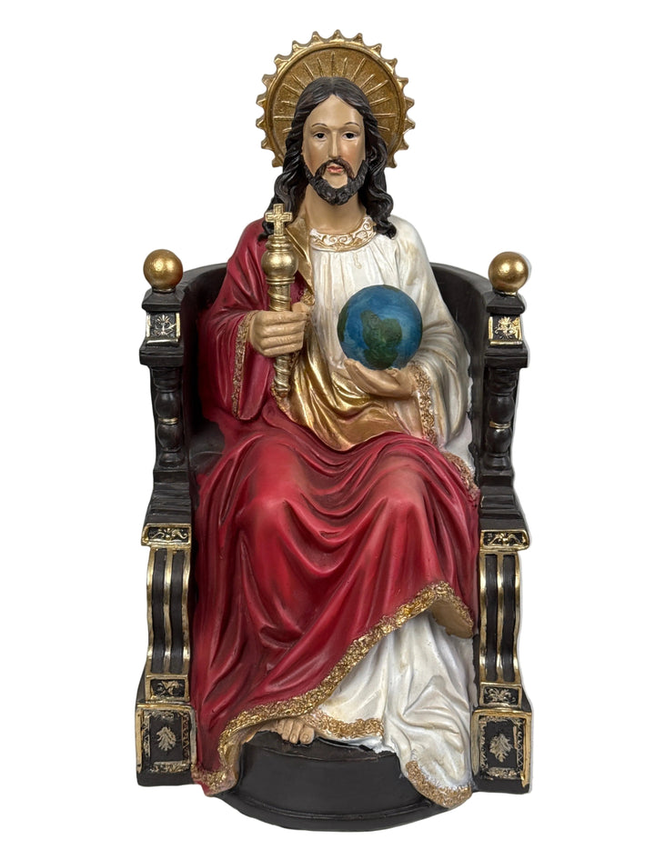 Christus Rex Skulptur – Jesus Statue Herr des Himmels und der Erde