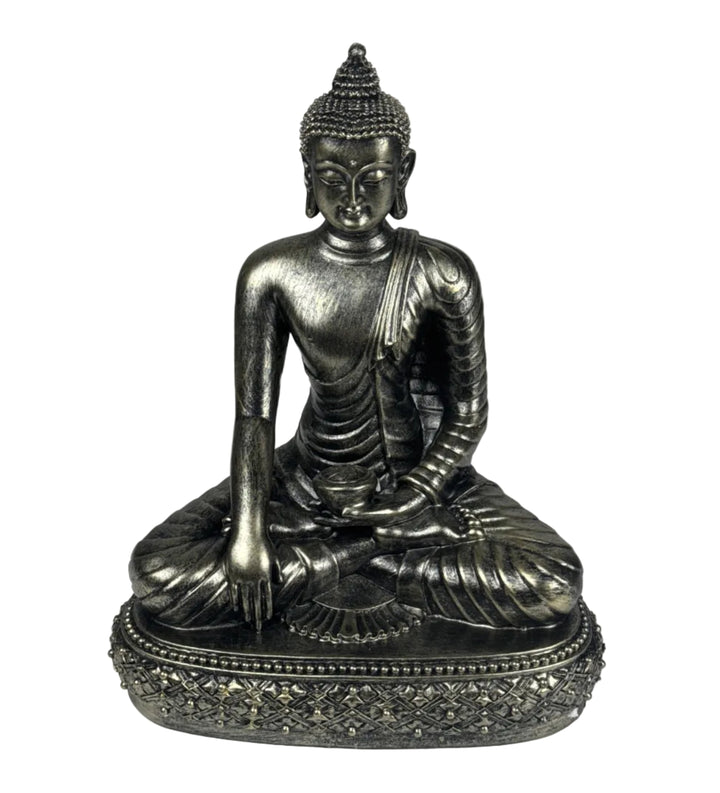 Meditierender Buddha Statue (Bronzefinish Skulptur)