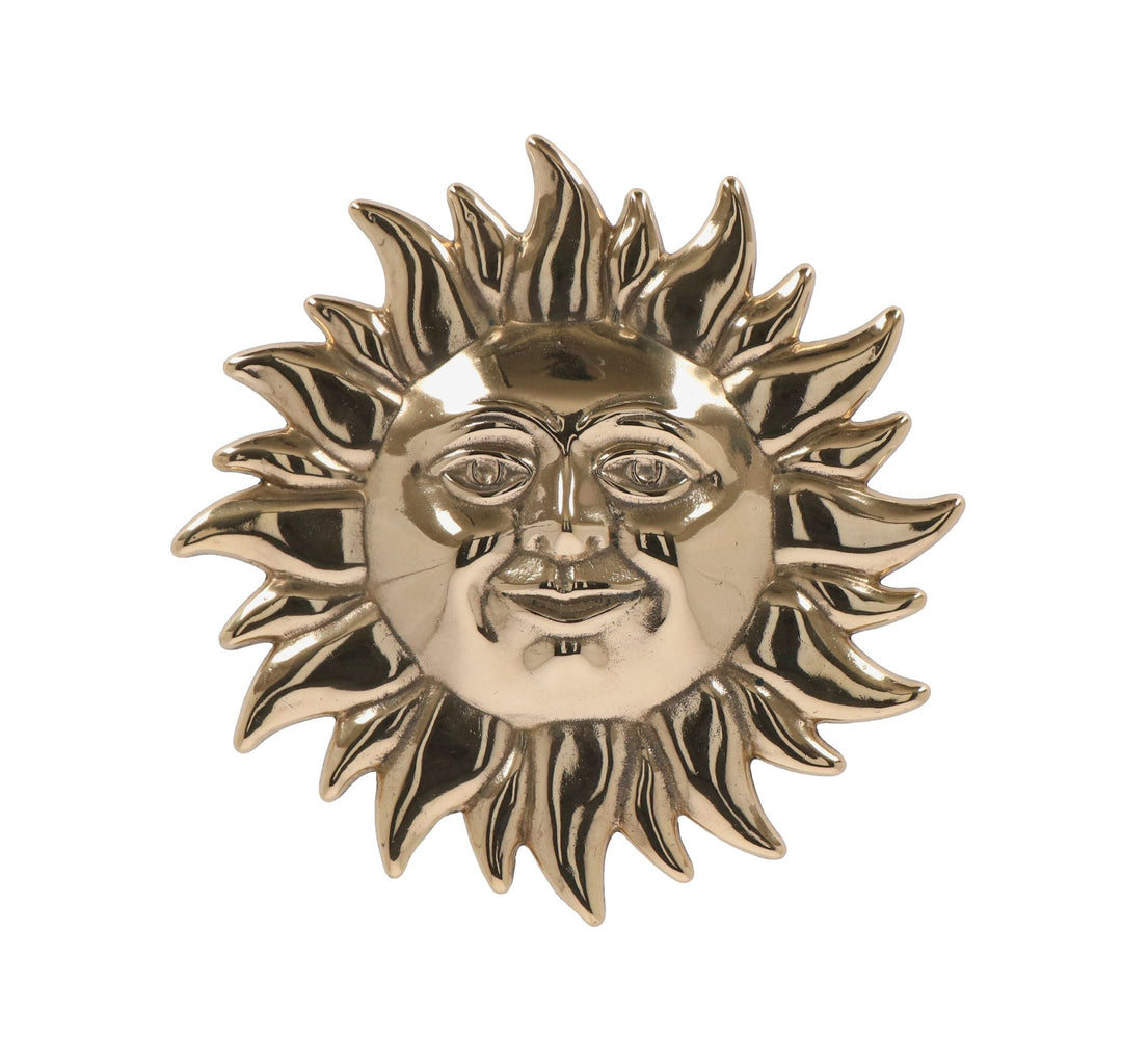 Italienische Sonne Wanddeko (Messing)