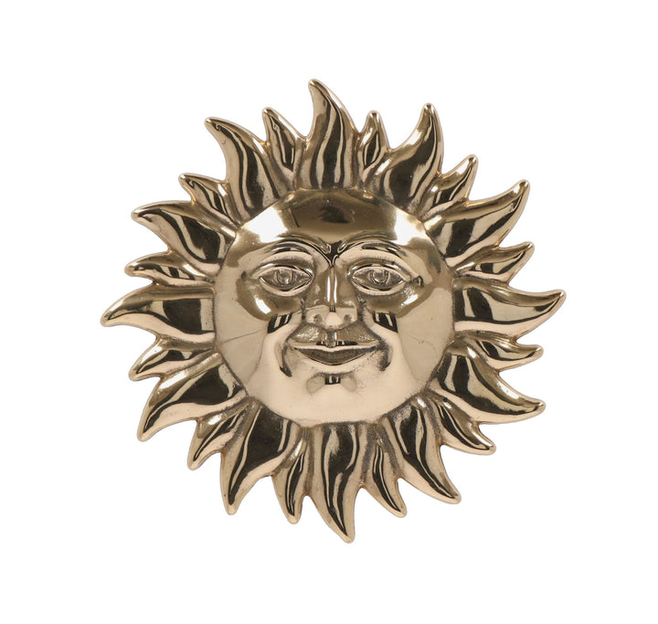 Italienische Sonne Wanddeko (Messing)