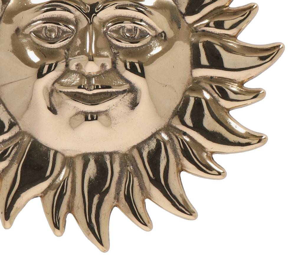 Italienische Sonne Wanddeko (Messing)