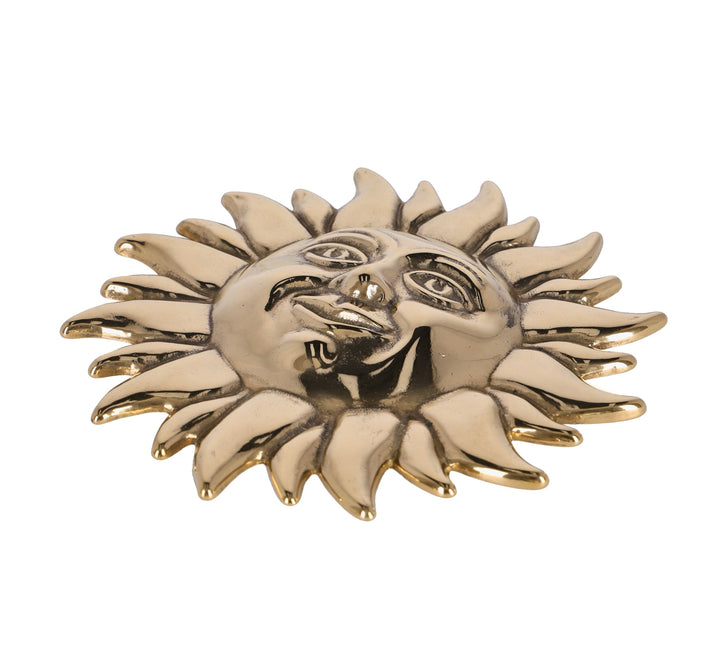 Italienische Sonne Wanddeko (Messing)