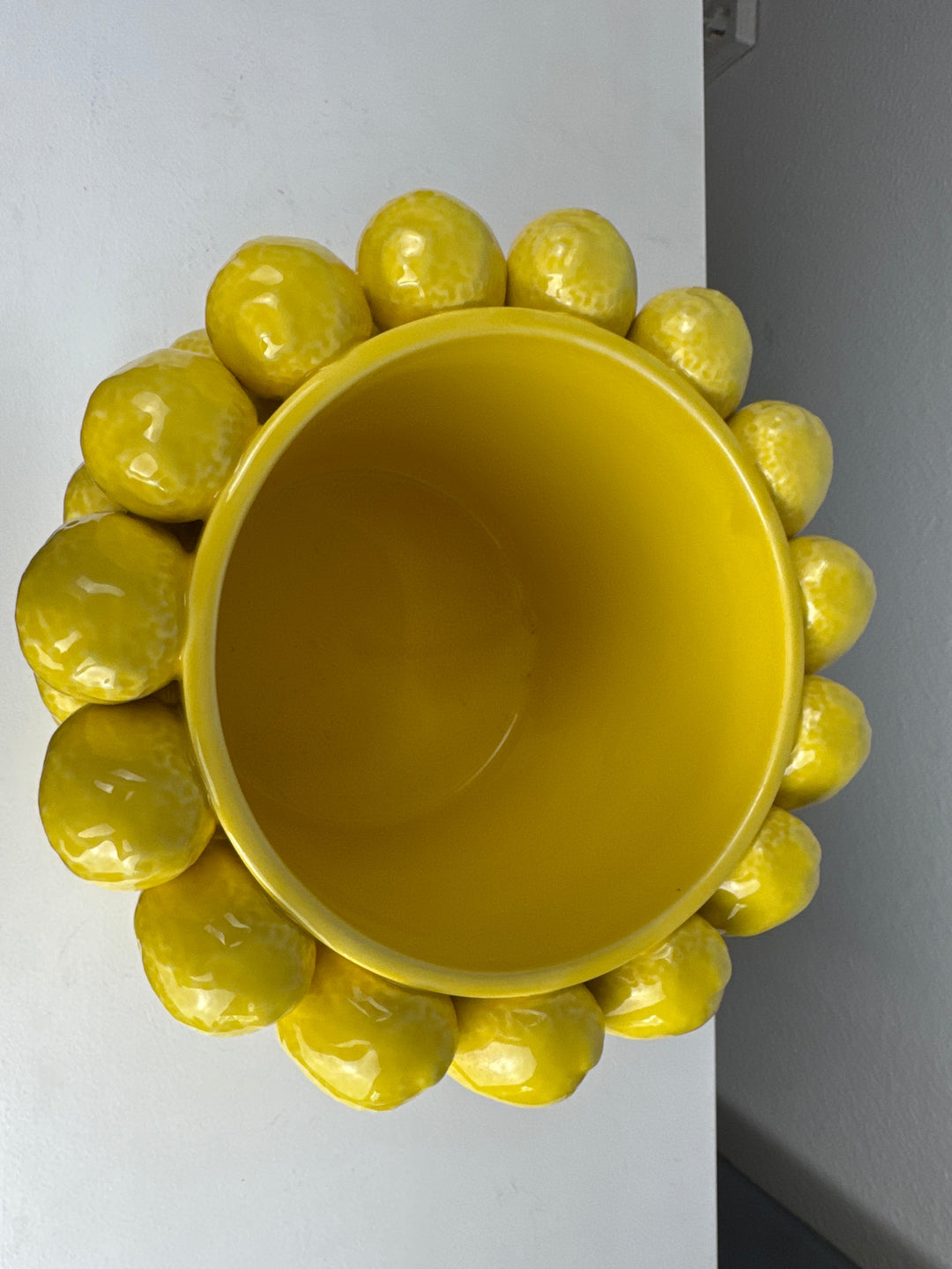 Zitronen Vase (Sizilianische Keramik)