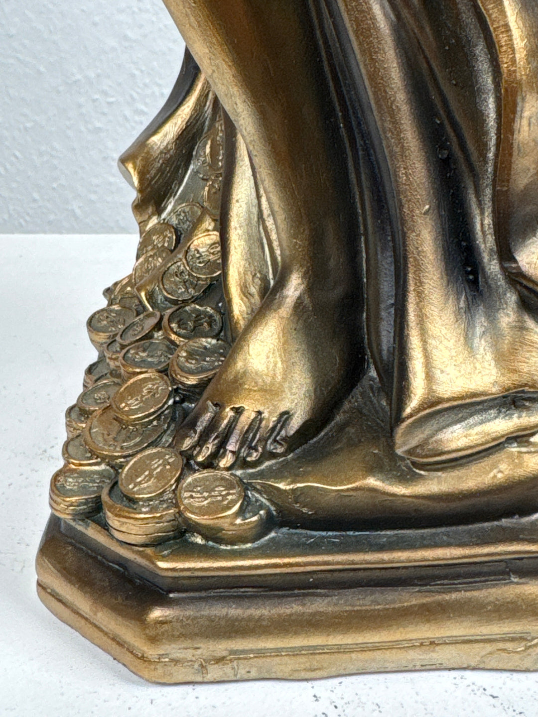 Lady Fortuna Statue – Griechische Göttin des Glücks (Groß, Patinierte Bronzefigur)