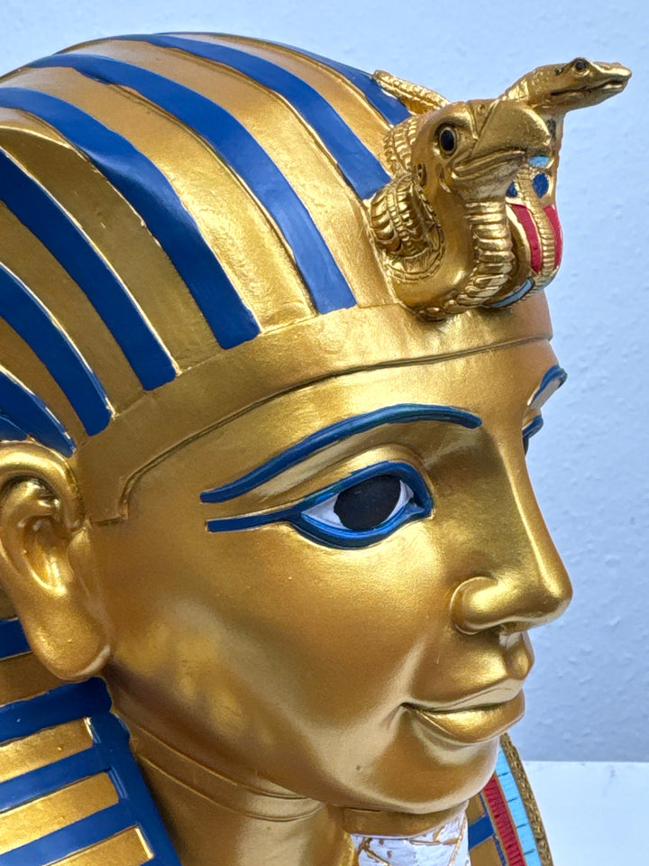 Tutanchamun Büste Skulptur – Ägyptischer Pharao Statue