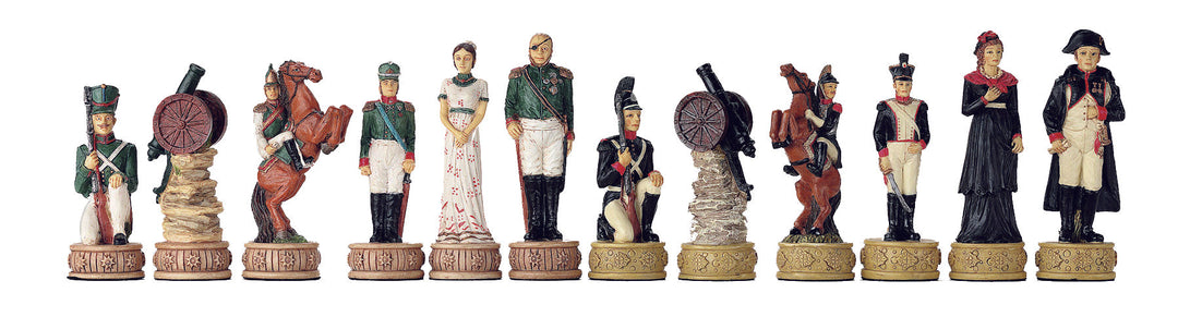 Themenschachspiel Napoleon vs Russen