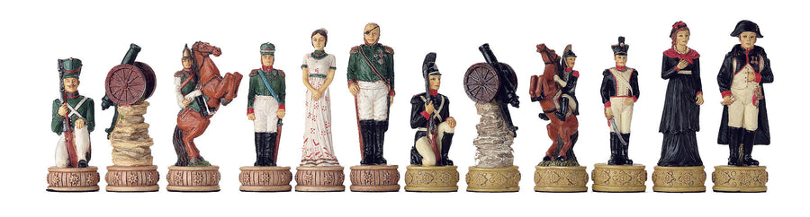Themenschachspiel Napoleon vs Russen