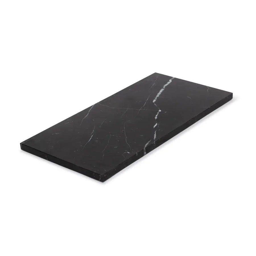 Schwarzes Marmor Tablett (Medium)