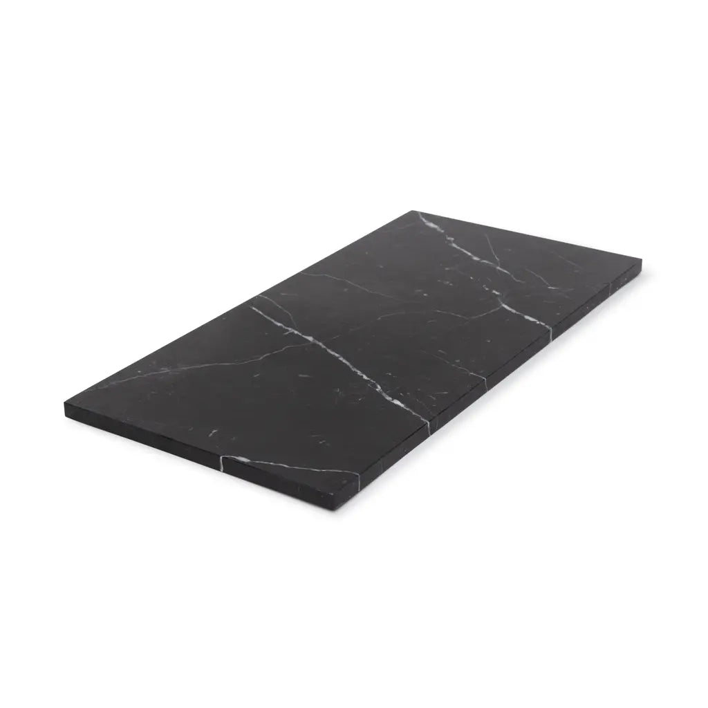Schwarzes Marmor Tablett (Gross)
