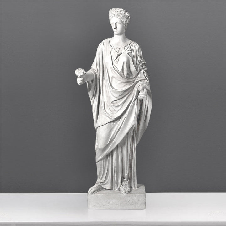Venus mit Rose Lebensgrosse Statue (Gross)