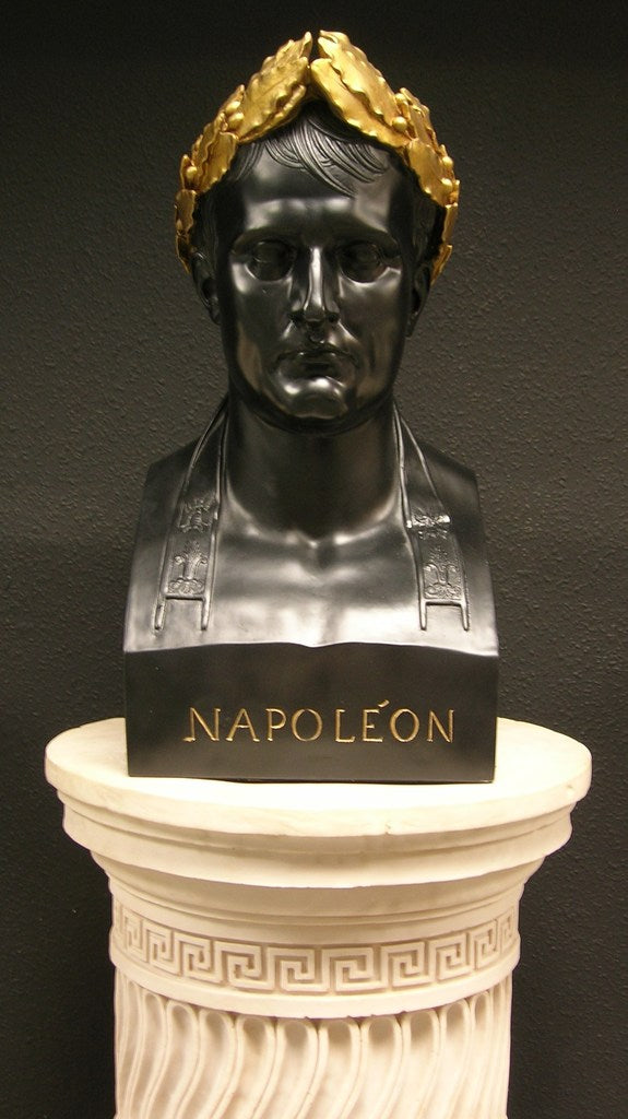 Napoleon als Caesar Büste (Schwarz und Vergoldet)