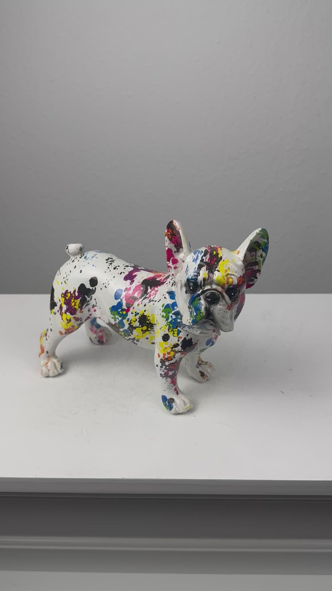 Bulldogge Pop Art (Moderne Spritzoptik)