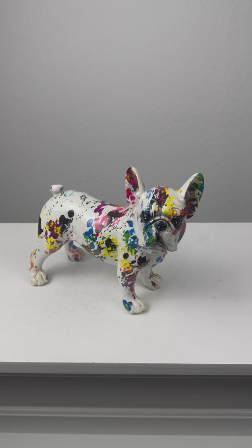 Bulldogge Pop Art (Moderne Spritzoptik)