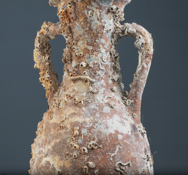 Vesuvius' Antike Meeresamphore
