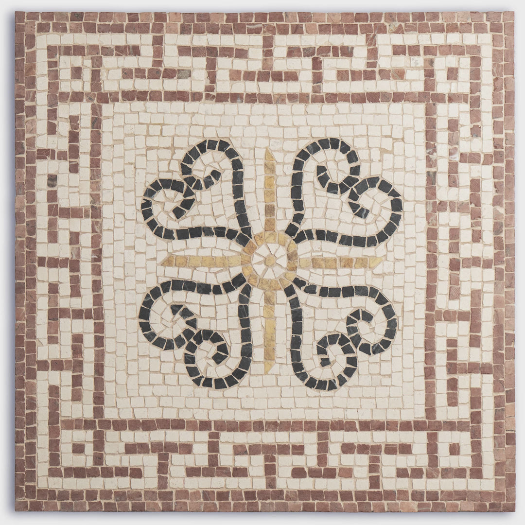 Geometrisches Fries Marmor-Mosaik