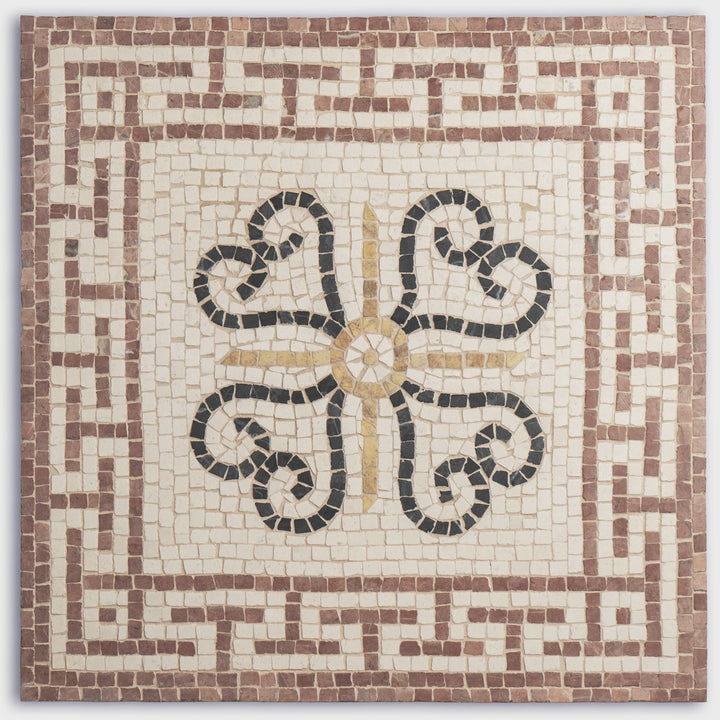 Geometrisches Fries Marmor-Mosaik