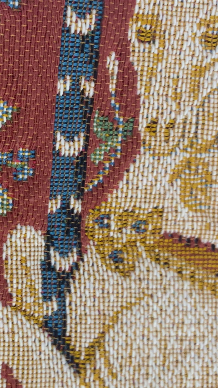 Meditierender Buddha – Gobelin Wandteppich (Jacquard gewebt)