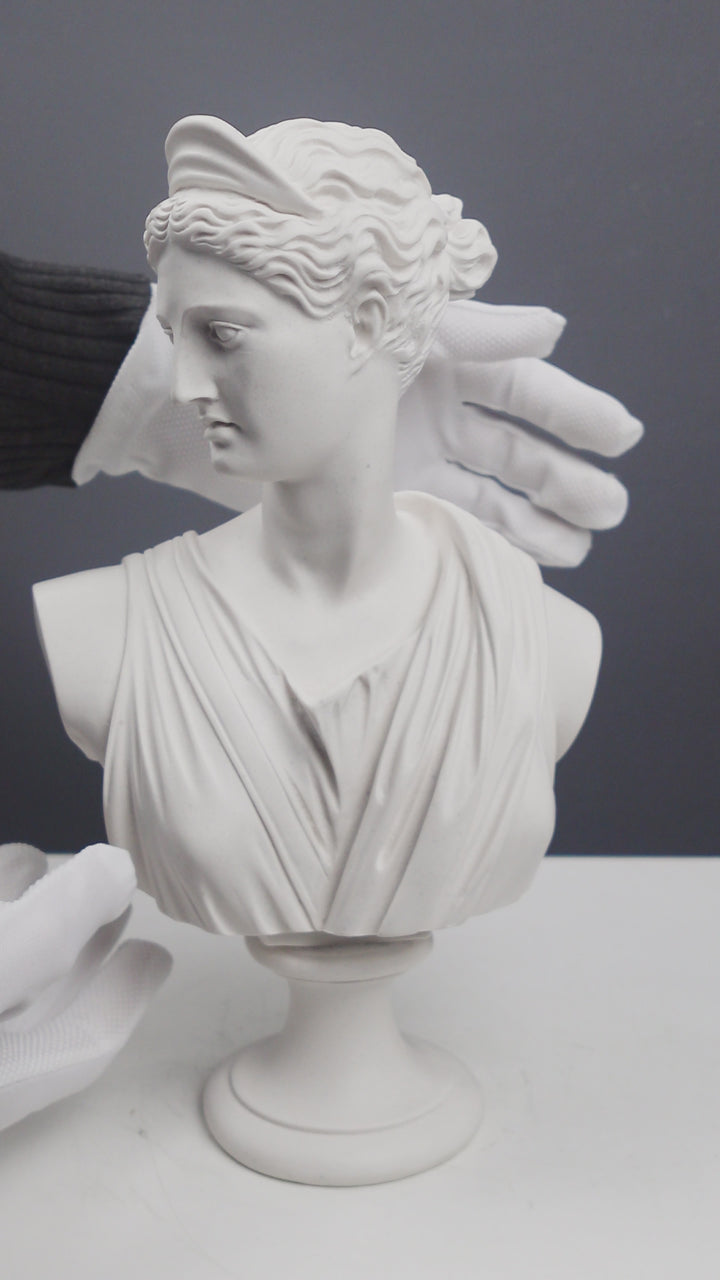 Apollo & Diana Büsten im Paar (Griechische Götter)